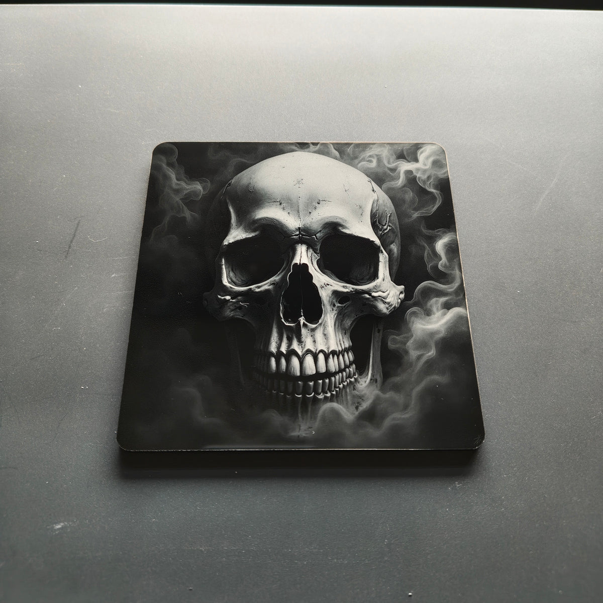 Black Acrylic Coasters Skull Collection
