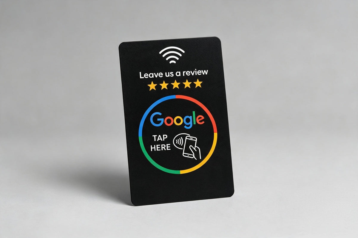 Tap-to-Review NFC Google Review Cards