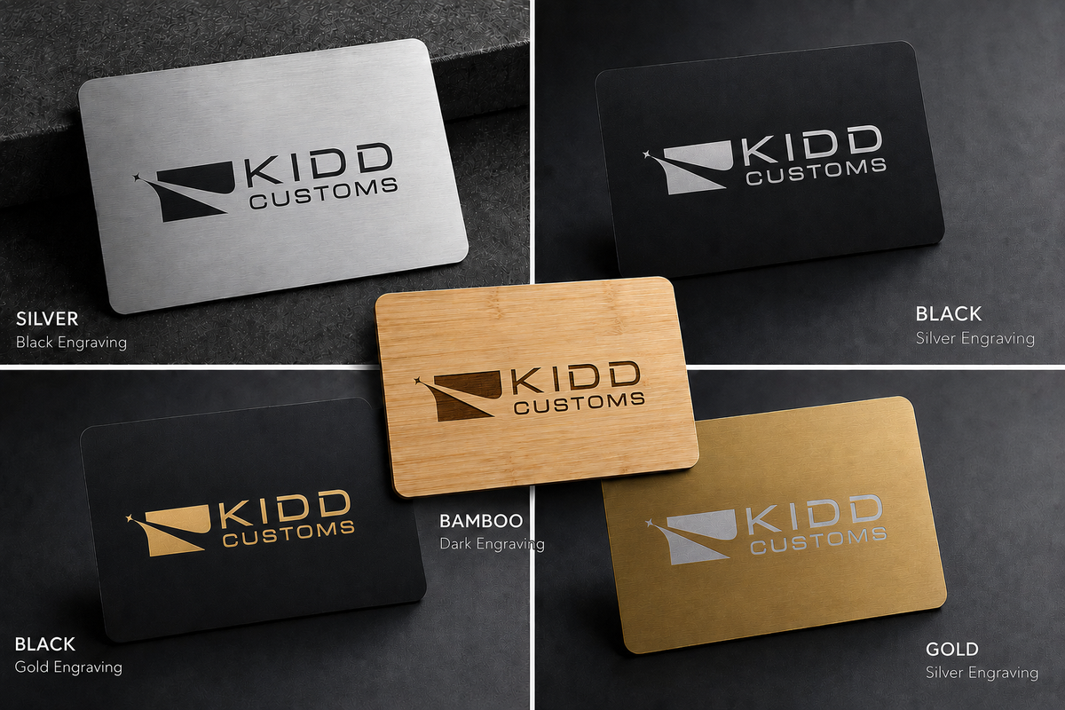 Premium Metal NFC Business Card – Tap-to-Share