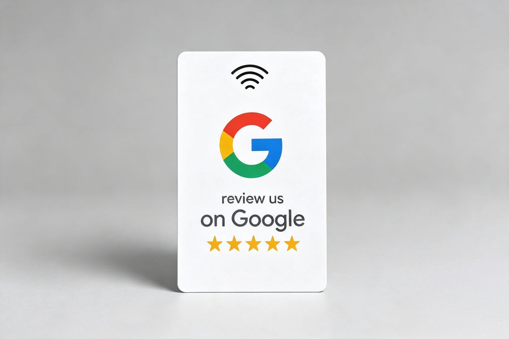 Tap-to-Review NFC Google Review Cards